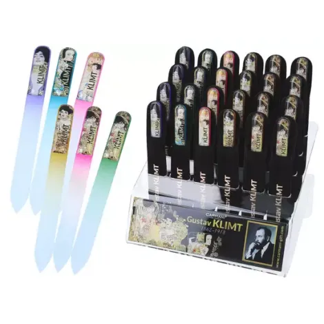 Pilnik szklany Carmani Klimt w etui, 1szt